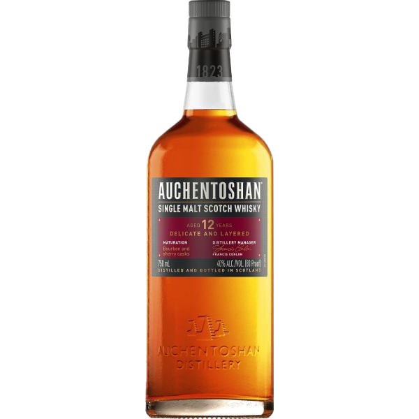 Auchentoshan 12 Year Old Single Malt Scotch Whisky, Lowlands, Scotland