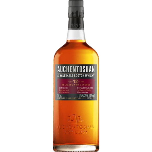 Auchentoshan 12 Year Old Single Malt Scotch Whisky, Lowlands, Scotland