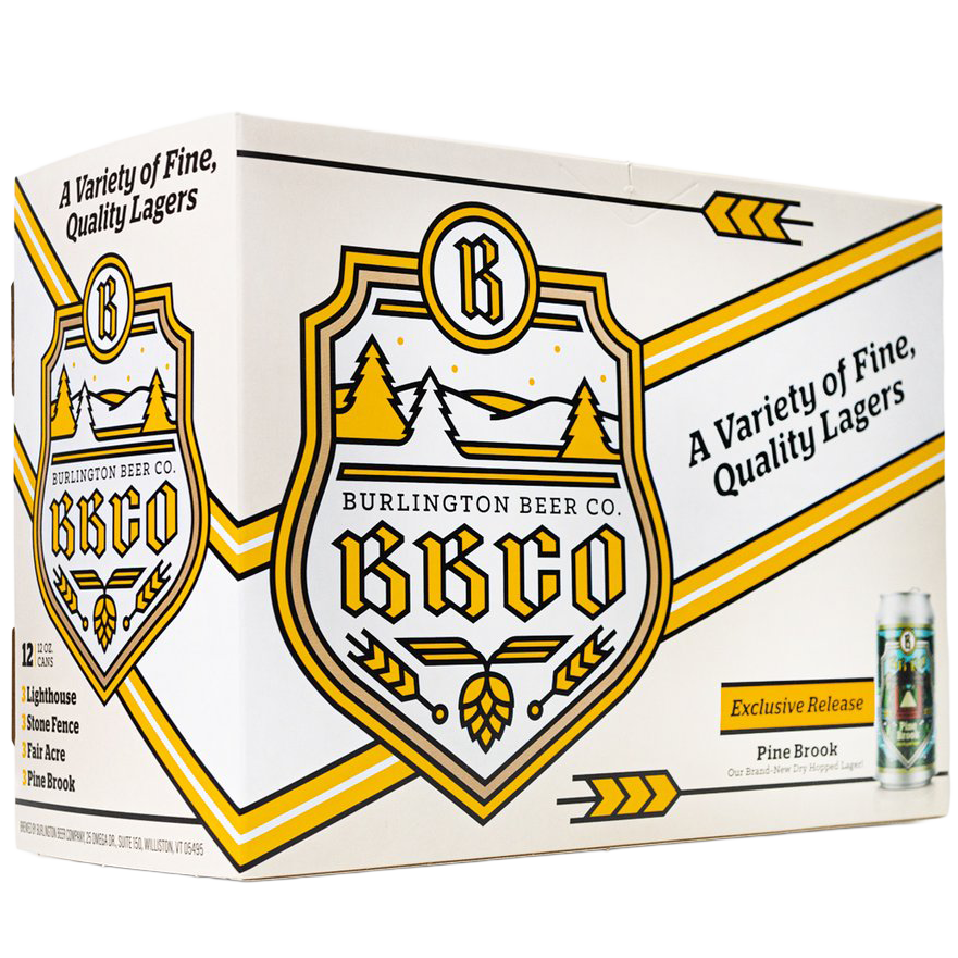 BBCO Burlington Beer Company Lager Variety Pack, Vermont