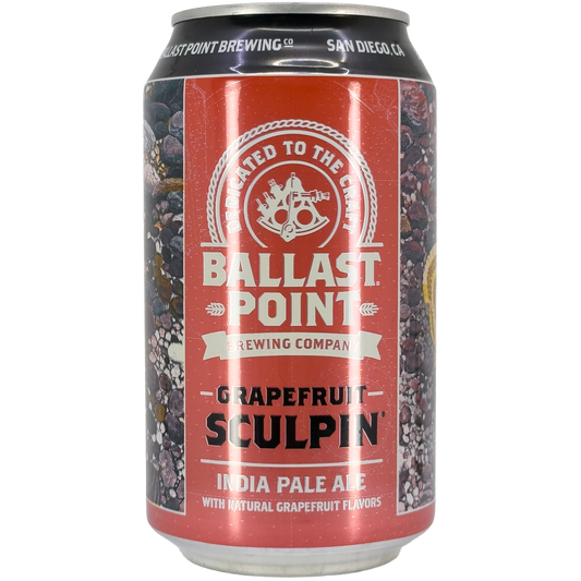 Ballast Point Brewing Co. Grapefruit Sculpin IPA with Grapefruit Rind Beer, San Diego County, California