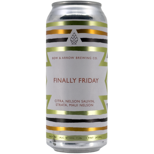 Bow & Arrow Brewing 'Finally Friday' Hazy IPA Beer, New Mexico