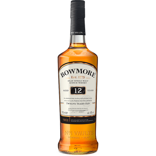 Bowmore Distillery '12 Year Old' Single Malt Scotch Whiskey, Islay, Scotland