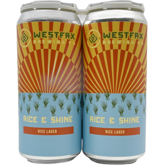 Westfax Brewing Co. 'Rice & Shine' Lager, South Carolina