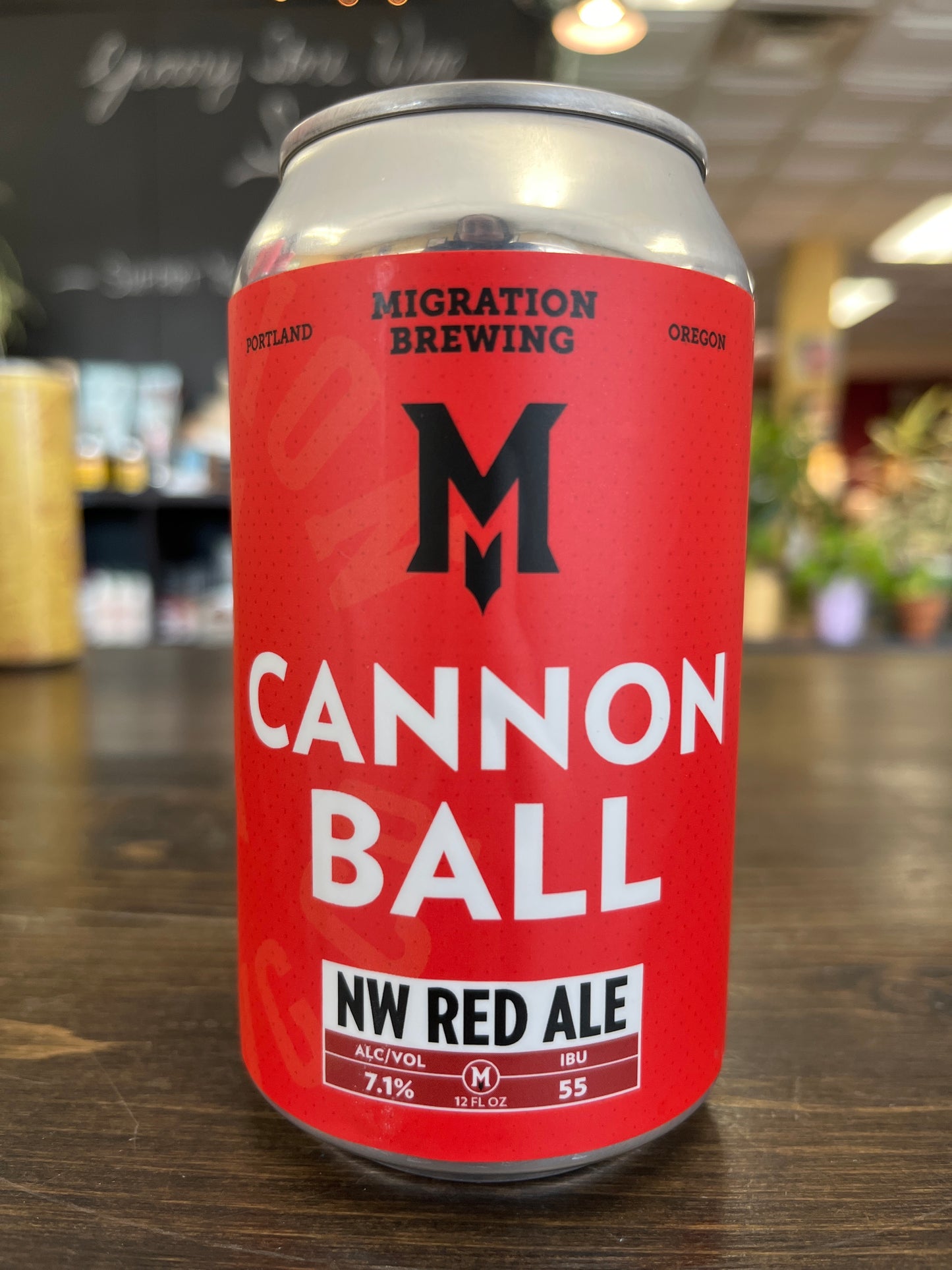 Migration Brewing 'Cannon Ball' Red IPA Beer, Oregon, USA