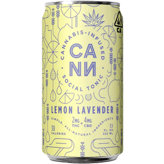 CANN 'Lo Boy' Lemon Lavender Cannabis Social Tonic, California, USA