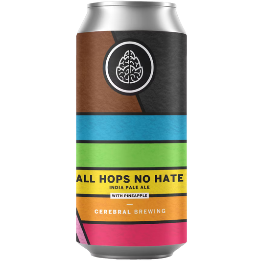 Cerebral Brewing 'All Hops No Hate' IPA Beer, Colorado