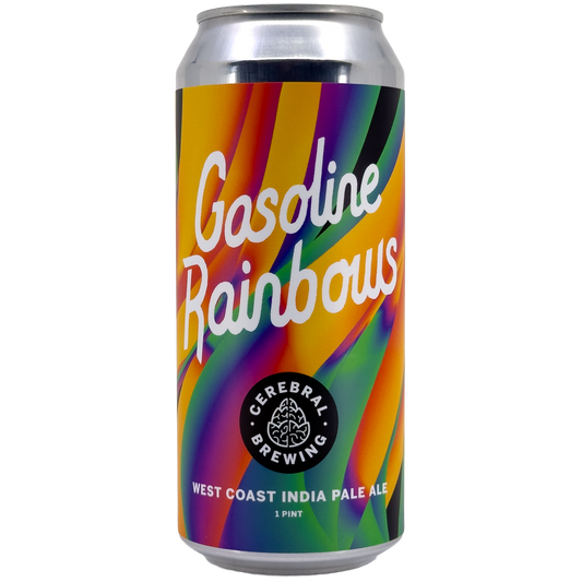 Cerebral Brewing 'Gasoline Rainbows' West Coast IPA Beer, Colorado, USA