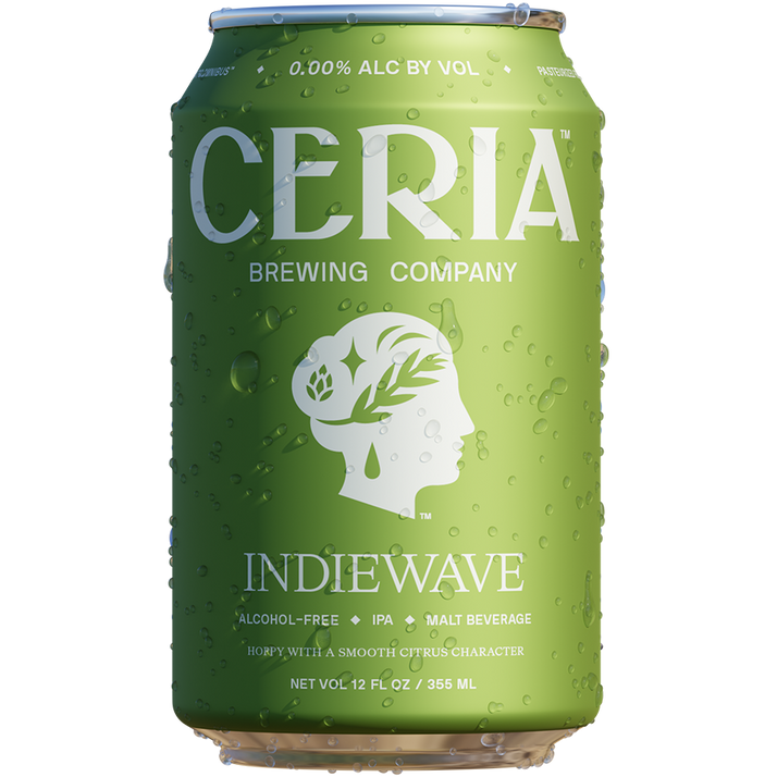 Ceria Brewing Co. Indiawave IPA Style Non-Alcoholic Beer, Colorado