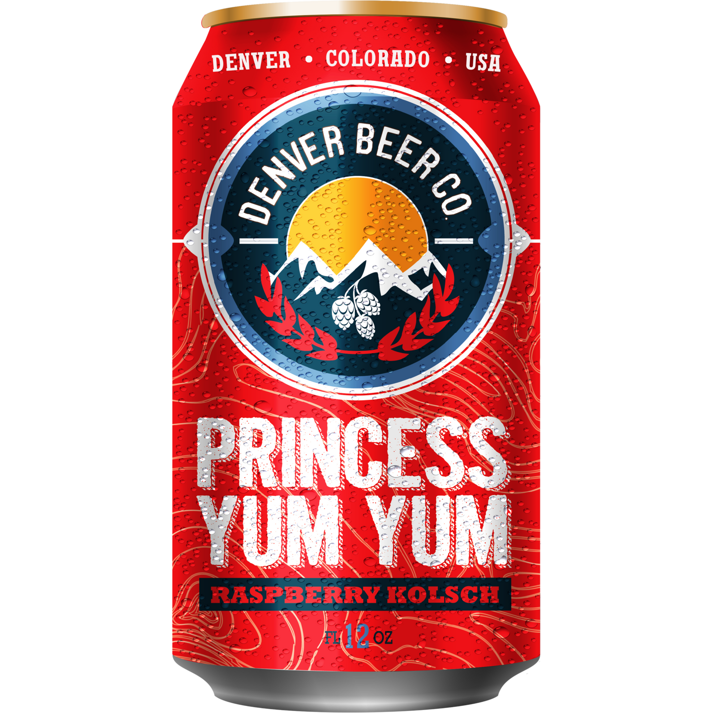 Denver Beer Company 'Princess Yum Yum' Raspberry Kolsch