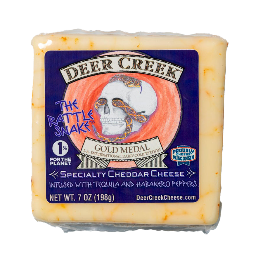 Deer Creek 'The Rattlesnake' Tequila and Habanero Cheddar Cheese