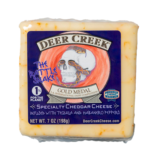 Deer Creek 'The Rattlesnake' Tequila and Habanero Cheddar Cheese