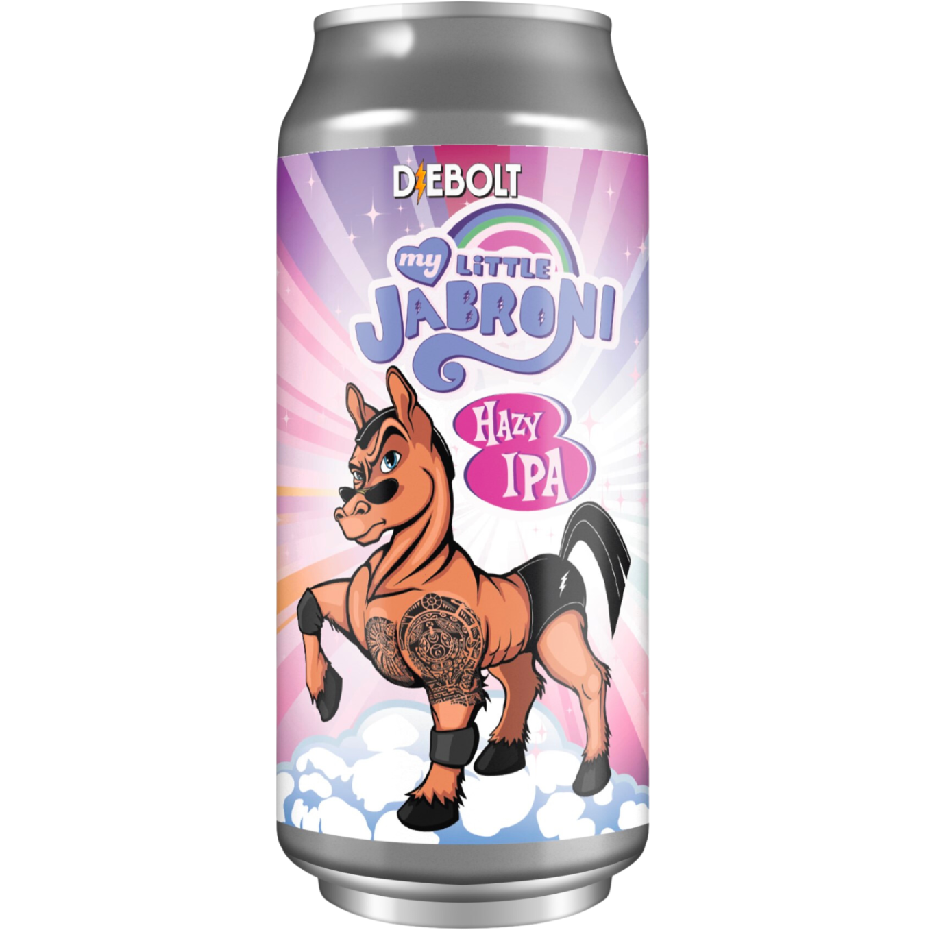 Diebolt Brewing Co. 'My Little Jabroni' Hazy IPA Beer, Colorado, USA