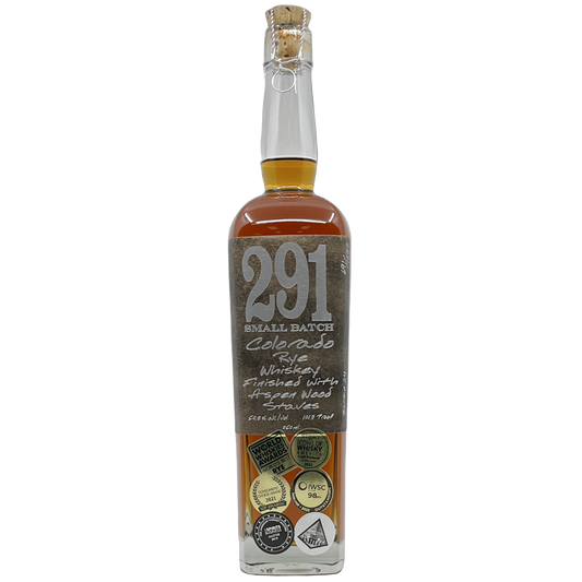 Distillery 291 Small Batch Finished with Aspen Wood Staves Colorado Rye Whiskey, Colorado, USA