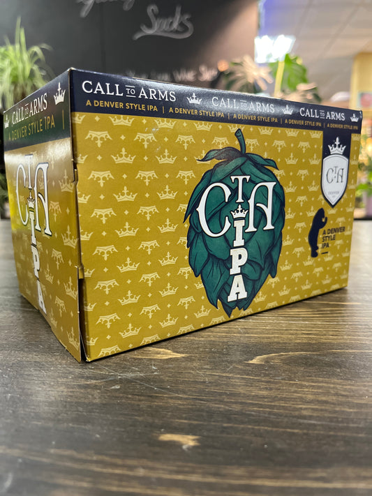 Call to Arms Brewing 'CTA IPA' Beer, Colorado, USA