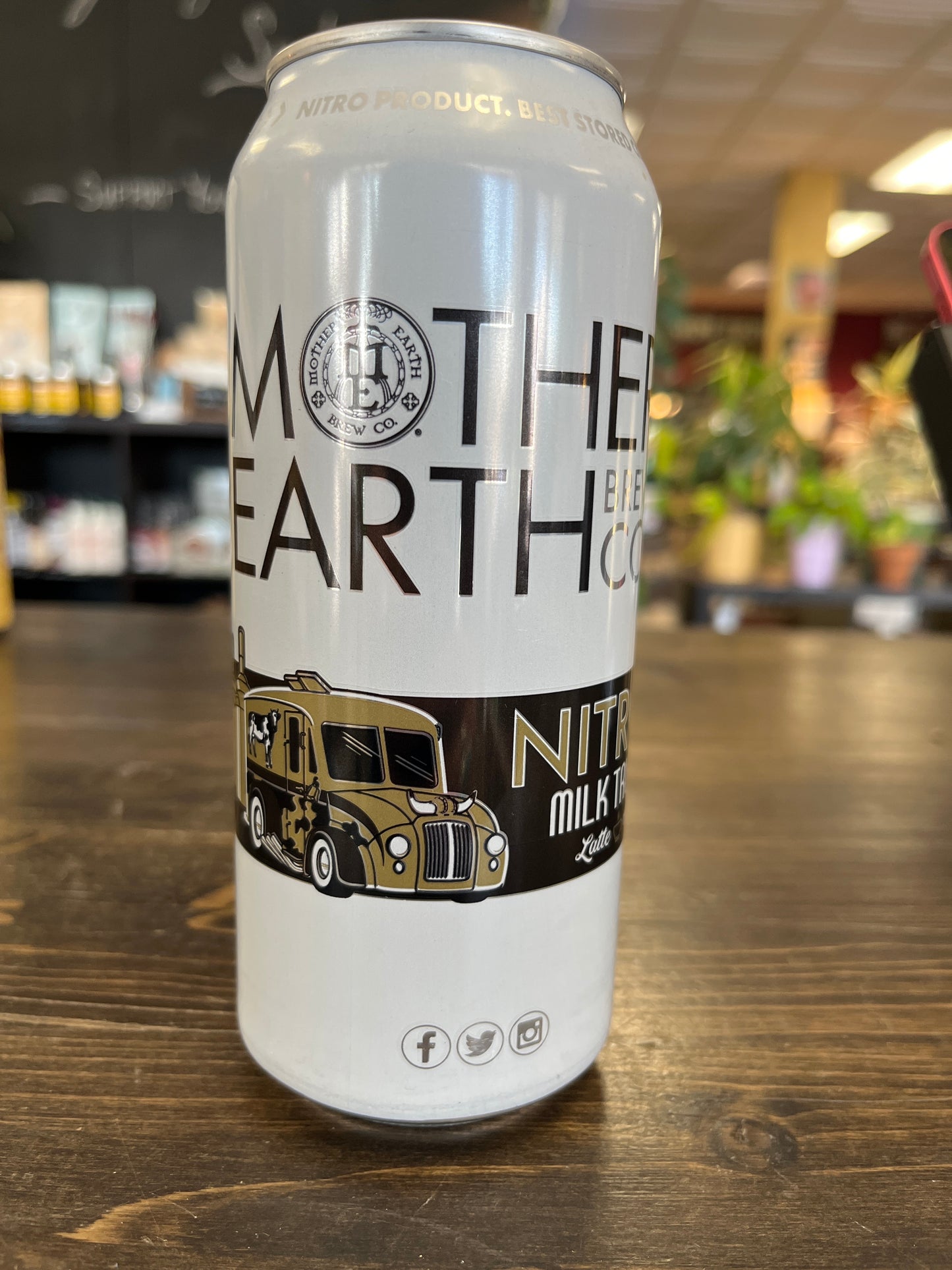 Mother Earth Brew Co. NITRO Milk Truck Latte Stout Beer, California, USA