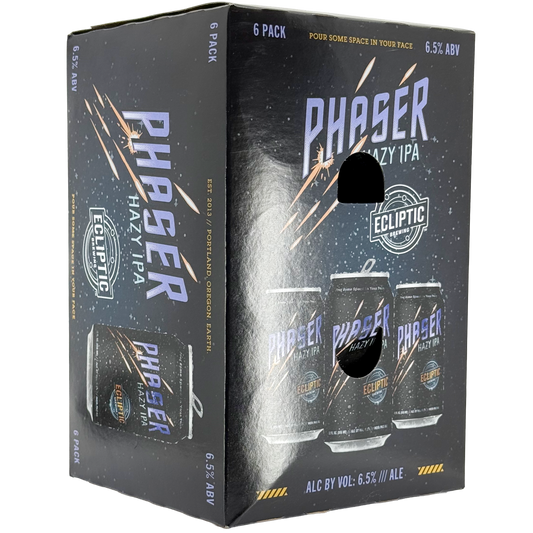 Ecliptic Brewing 'Phaser' Hazy IPA Beer, Oregon, USA