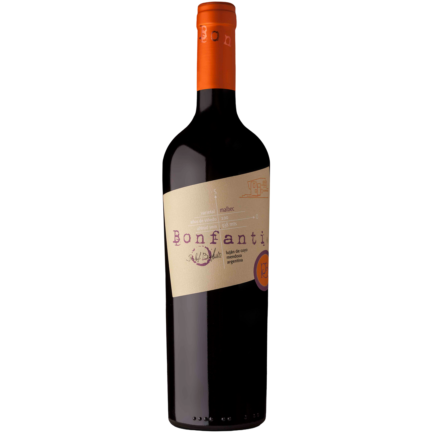 Familia Bonfanti Malbec, Perdriel, Argentina