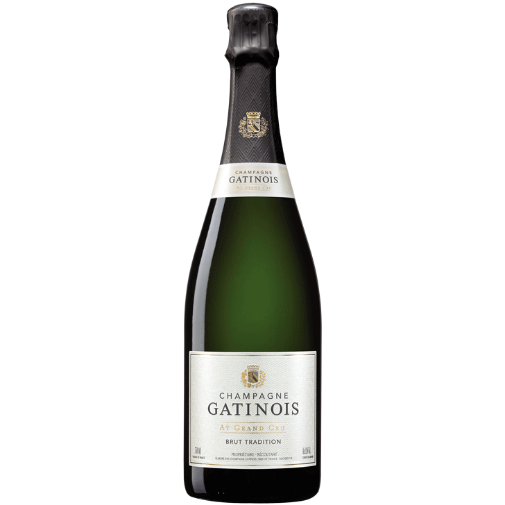 Gatinois 'Aÿ Grand Cru' Tradition Brut Pinot Noir-Chardonnay Blend, Champagne, France