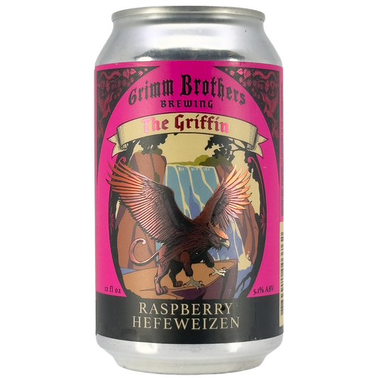 Grimm Brothers Brewhouse 'Raspberry Griffin' Raspberry Hefeweizen Ale Beer, Colorado