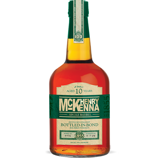 Henry McKenna 10 Year Single Barrel Bottled-in-Bond Bourbon, Kentucky