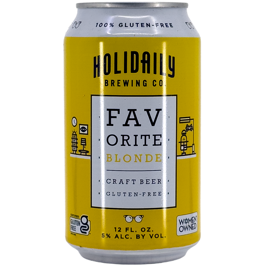 Holidaily Brewing 'Favorite Blonde' Pale Ale Beer, Golden, Colorado