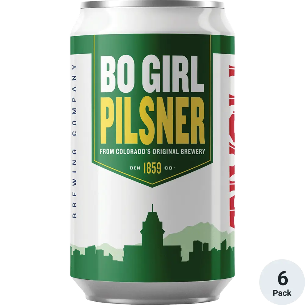 Tivoli Brewing Company Bo Girl Pilsner Beer, Colorado, USA