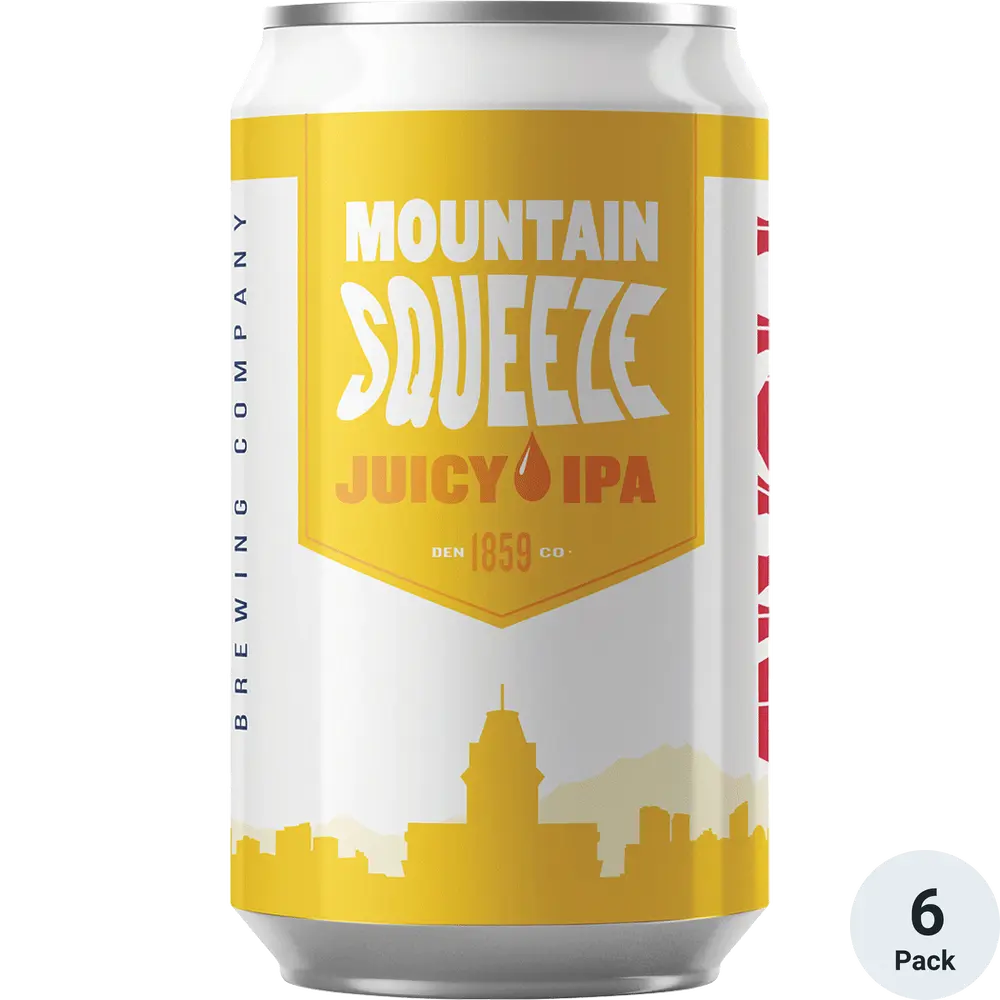 Tivoli Brewing Company Mountain Squeeze Juicy IPA Beer, Colorado, USA