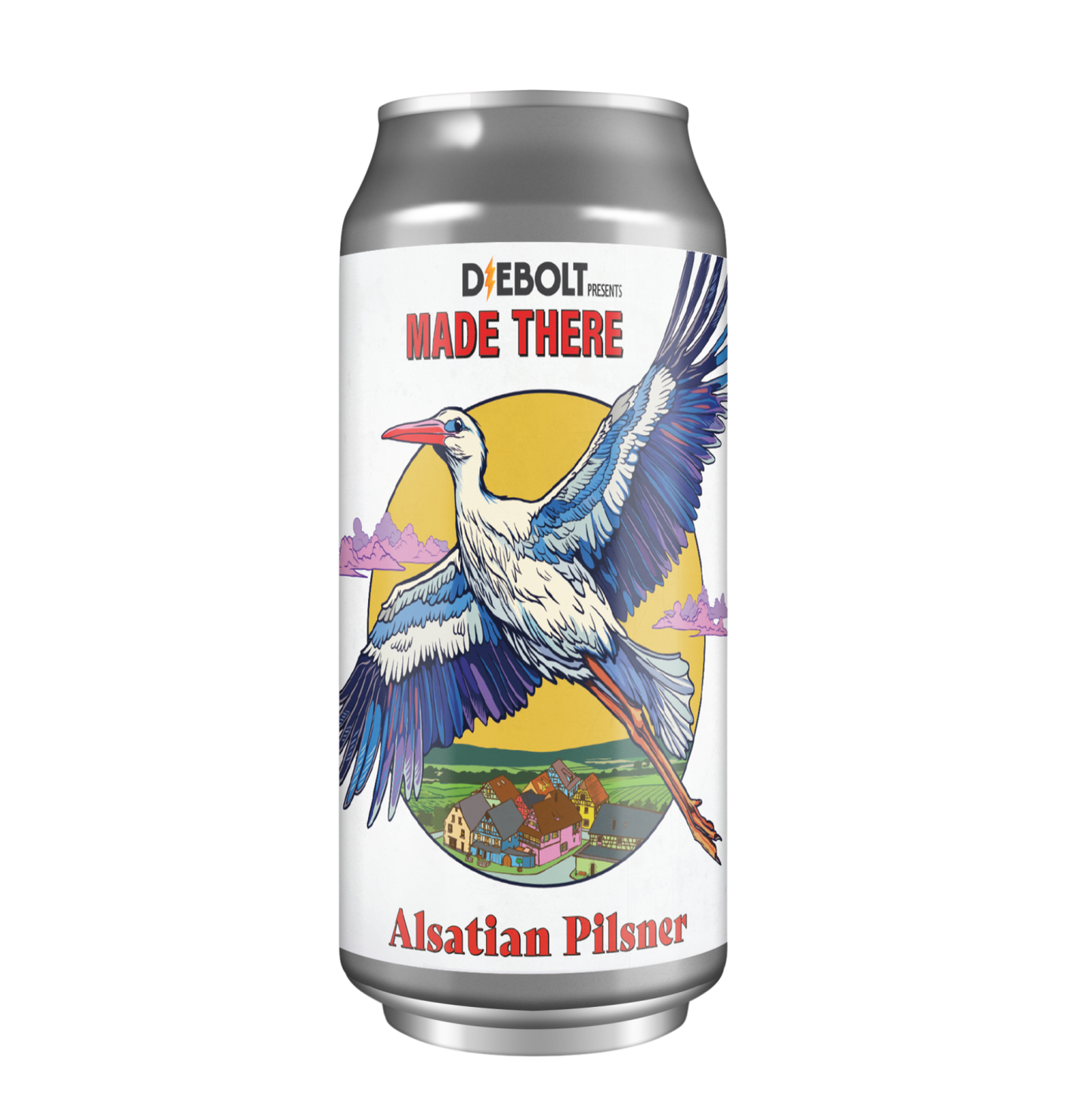 Diebolt Brewing Co.'Made There' Pilsner Beer, Colorado, USA