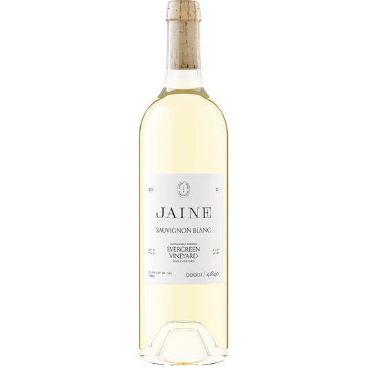 Jaine 'Evergreen Vineyard' Sauvignon Blanc, Columbia Valley, Washington