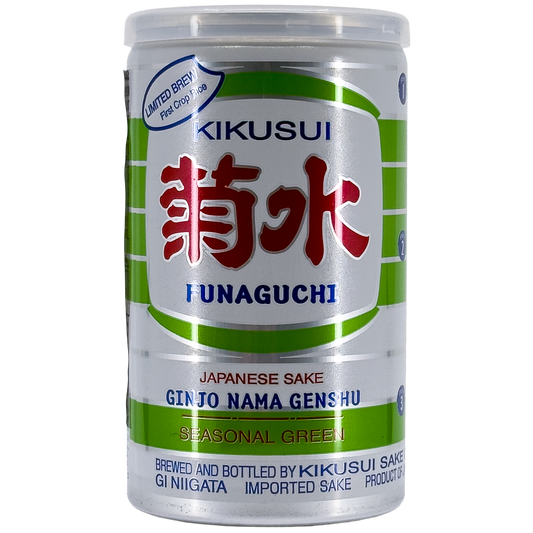Kikusui Funaguchi Ichiban Shibori 'Seasonal Green' Genshu Ginjo Nama Sake, Japan