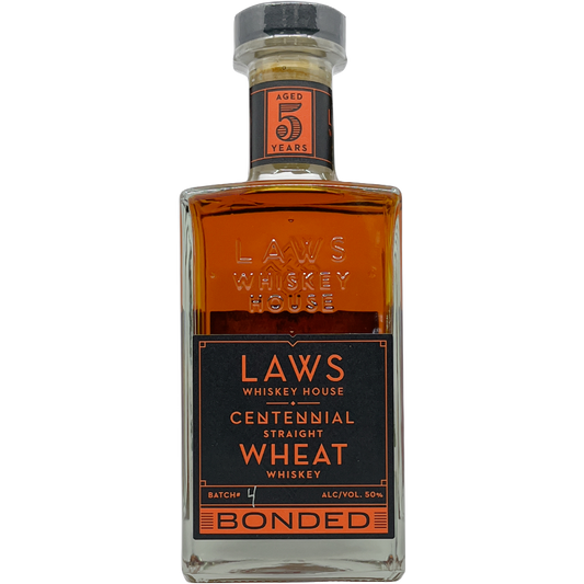 A.D. Laws Centennial Bonded 5 Year Old Straight Wheat Whiskey, Colorado, USA