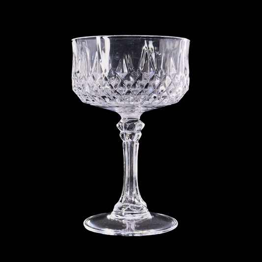 Longchamp Clear Champagne Coupe by Cristal d'Arques - Durann