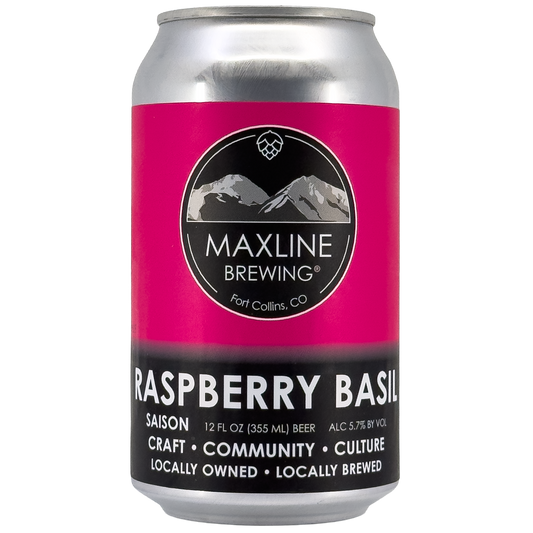 Maxline Brewing Raspberry Basil Saison Beer, Colorado