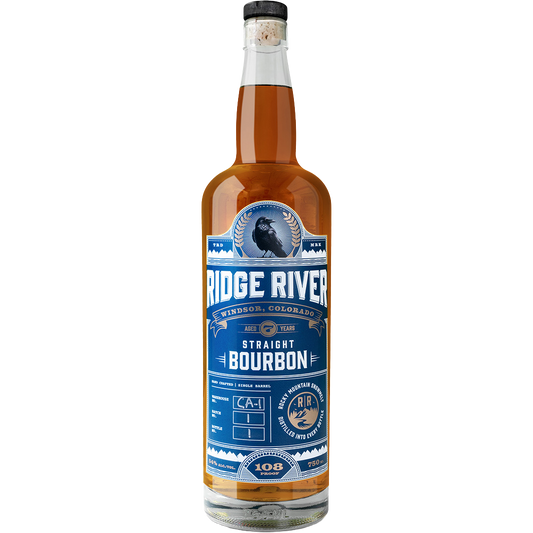Ridge River Barrel Proof Bourbon Whiskey, Colorado