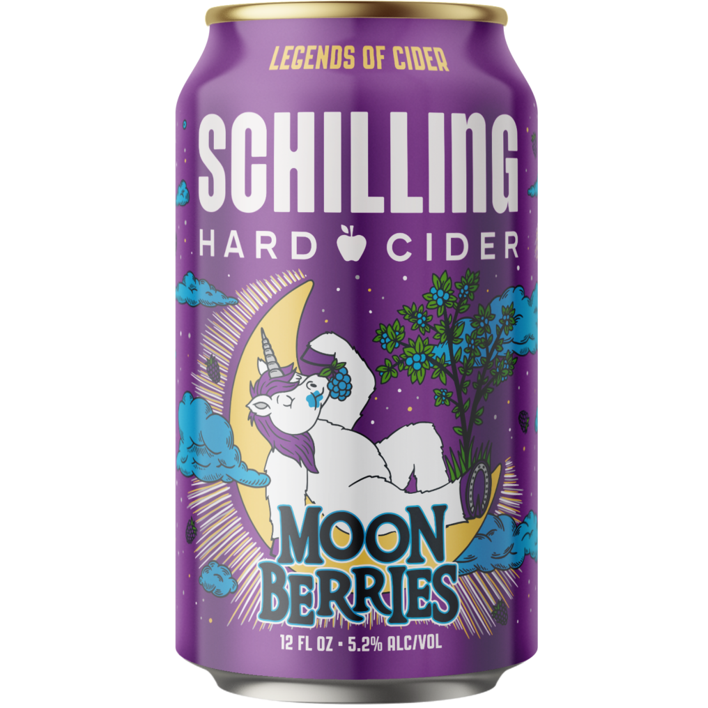 Schilling Cider House ‘Moon Berries’ Semi-Sweet & Fruited Cider