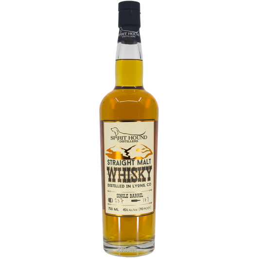 Spirit Hound Distillers 'Single Barrel' Straight Malt Whisky, Colorado, USA
