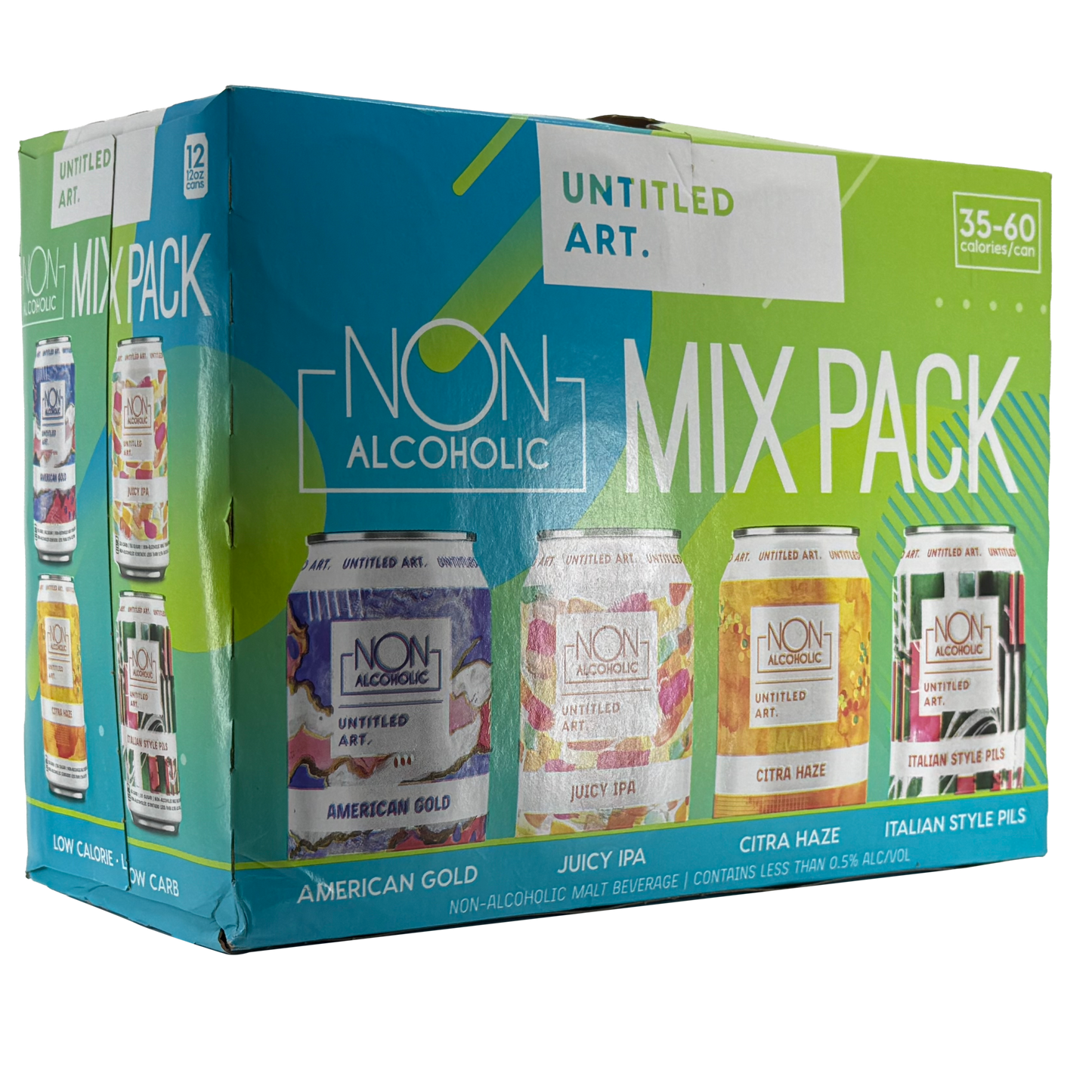 Untitled Art Non Alcoholic Beer Variety Pack, Wisconsin, USA