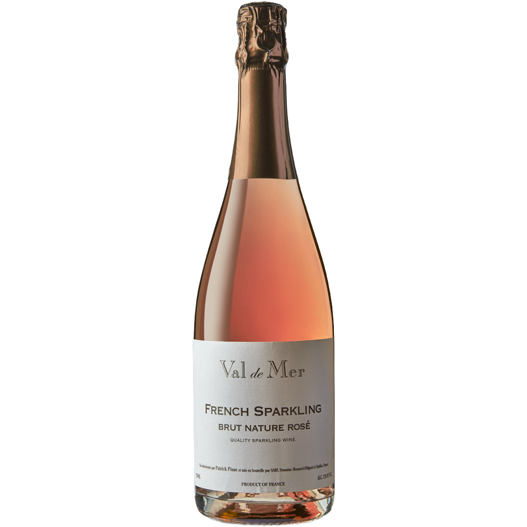 Patrick Piuze 'Val de Mer' Cremant de Bourgogne Brut Nature Rose, France