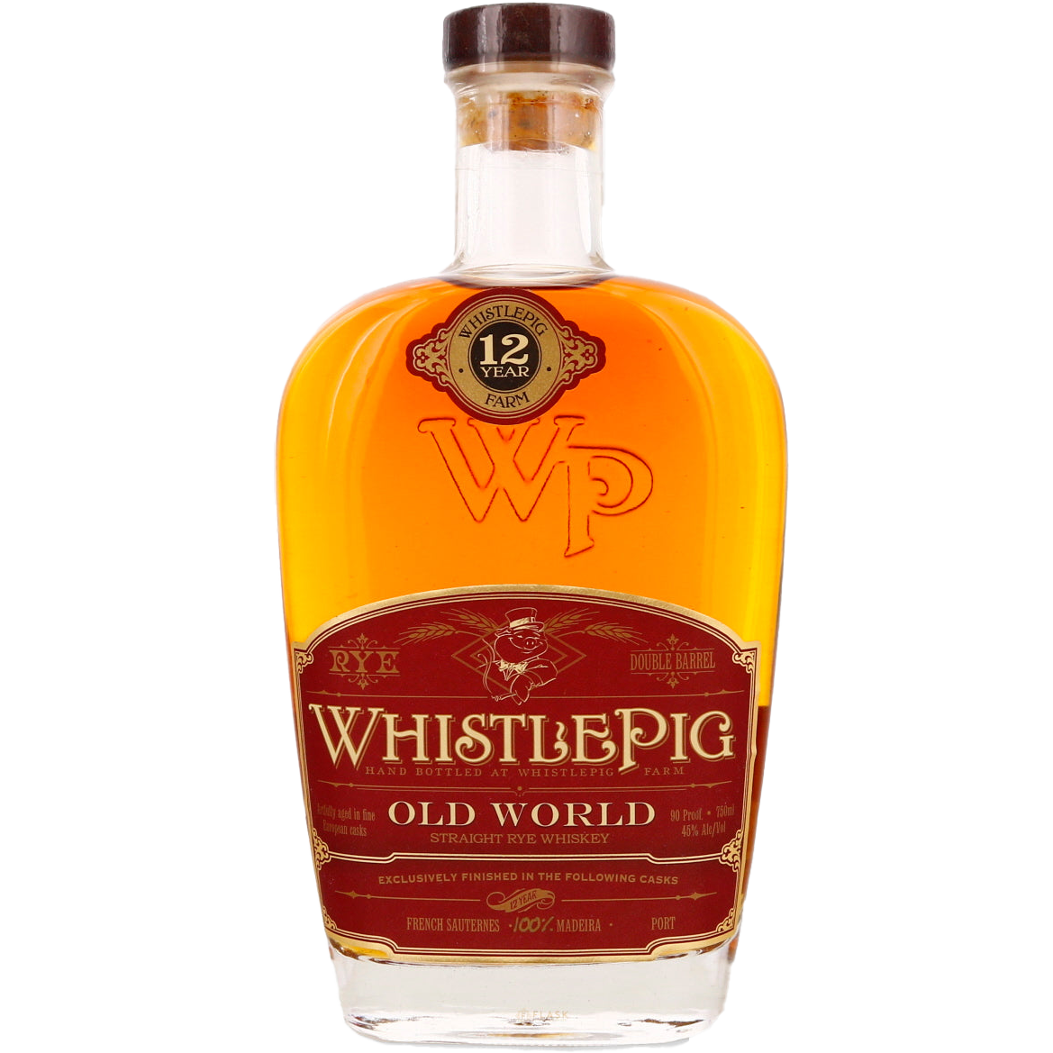 WhistlePig 'Old World Series' Madeira Finish 12 Years Old Straight Rye Whiskey, Vermont