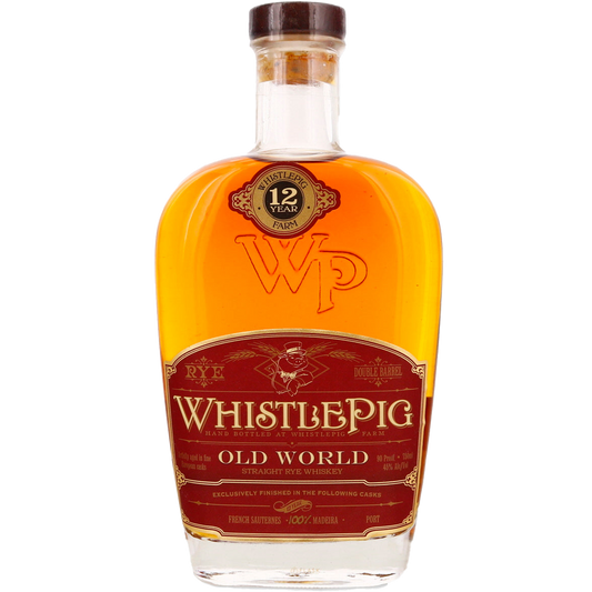 WhistlePig 'Old World Series' Madeira Finish 12 Years Old Straight Rye Whiskey, Vermont