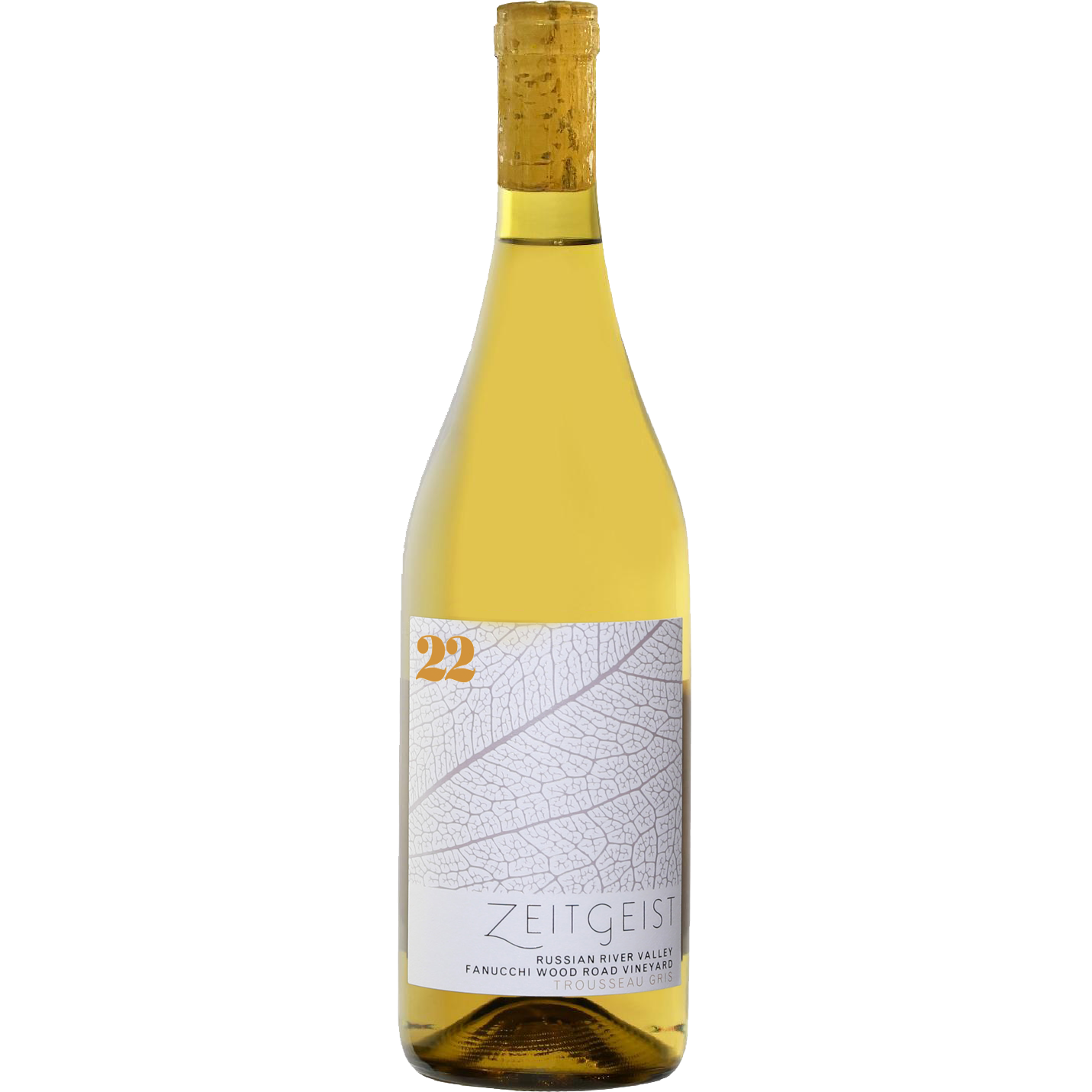 Zeitgeist Cellars 'Fanucchi-Wood Road Vineyard' Trousseau Gris, Russian River Valley, California