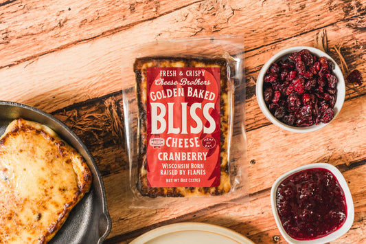 Cheese Brothers Cranberry Golden Baked Bliss Cheese, Wisconsin, USA