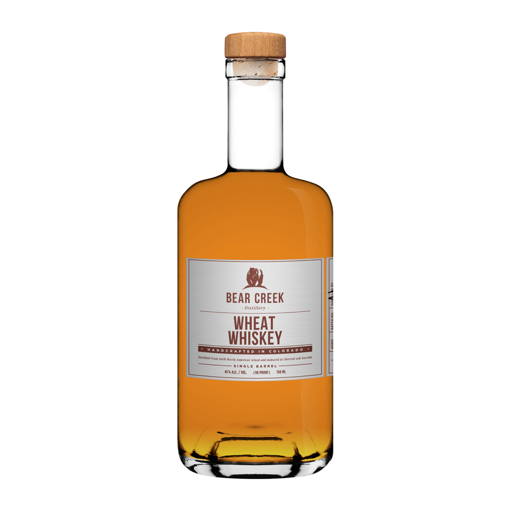 Bear Creek, Wheat Whiskey, 750ml